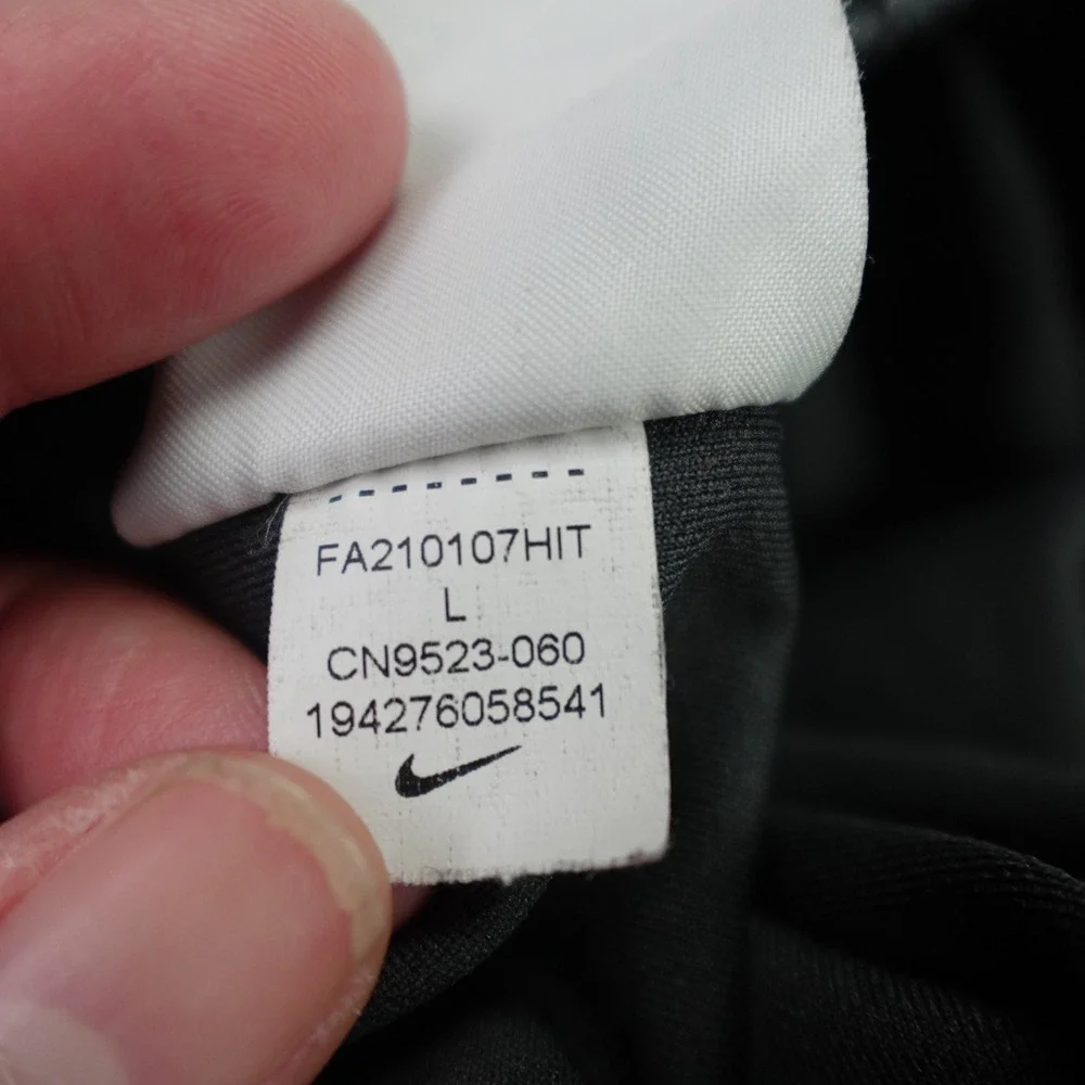 Nike Track Pants Mens Large Gray Athletic Dri-FIT Training Soccer